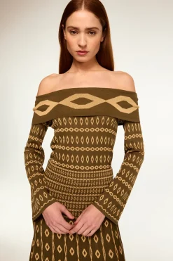 MISA Los Angeles ALANI TOP> Knits|Matching Sets
