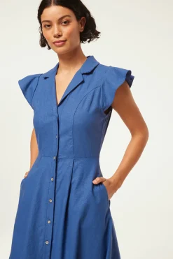MISA Los Angeles ALMAZ DRESS> Midi|Dresses