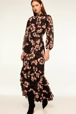 MISA Los Angeles AUDREY DRESS> Wedding Guest|Long-sleeve