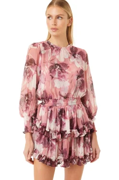 MISA Los Angeles CAMILA DRESS> Long-sleeve|Misa Classics