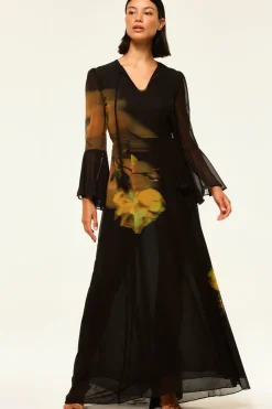 MISA Los Angeles CLAIRE DRESS> Wedding Guest|Long-sleeve