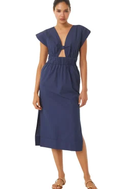 MISA Los Angeles CLAUDINE DRESS> Cut-out|Midi