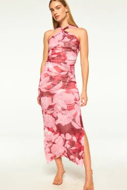 MISA Los Angeles ELAINE DRESS> Wedding Guest|Jersey & Mesh