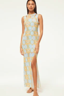 MISA Los Angeles FERNANDA DRESS> Jersey & Mesh|Misa Classics
