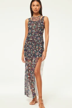 MISA Los Angeles FERNANDA DRESS> Jersey & Mesh|Misa Classics