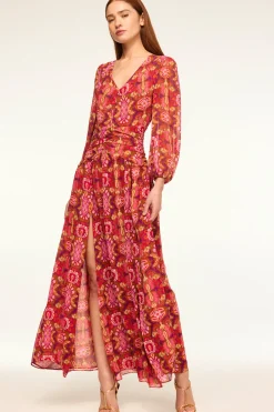 MISA Los Angeles IMELDA DRESS> Wedding Guest|Long-sleeve