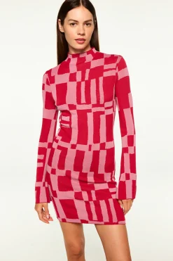 MISA Los Angeles KALEN DRESS> Long-sleeve|Mini