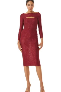 MISA Los Angeles LISETTE DRESS> Knit|Long-sleeve