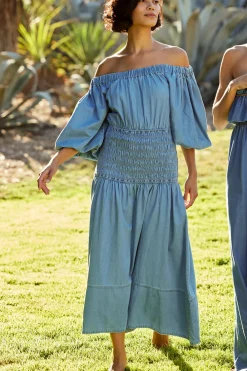 MISA Los Angeles MARILOU DRESS> Midi|Dresses
