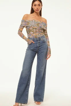 MISA Los Angeles ORELLA BODYSUIT> Tops