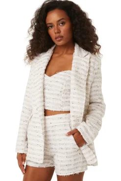 MISA Los Angeles PENNY BLAZER> Classic White|Matching Sets