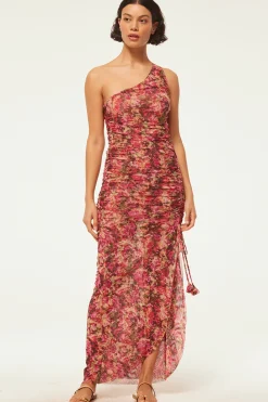 MISA Los Angeles SIRENA DRESS> Wedding Guest|Jersey & Mesh