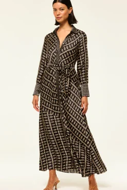 MISA Los Angeles STEVIE DRESS> Long-sleeve|Maxi