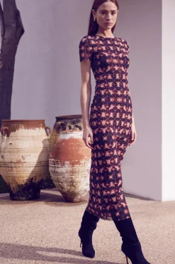 MISA Los Angeles VANESSA DRESS> Jersey & Mesh|Misa Classics